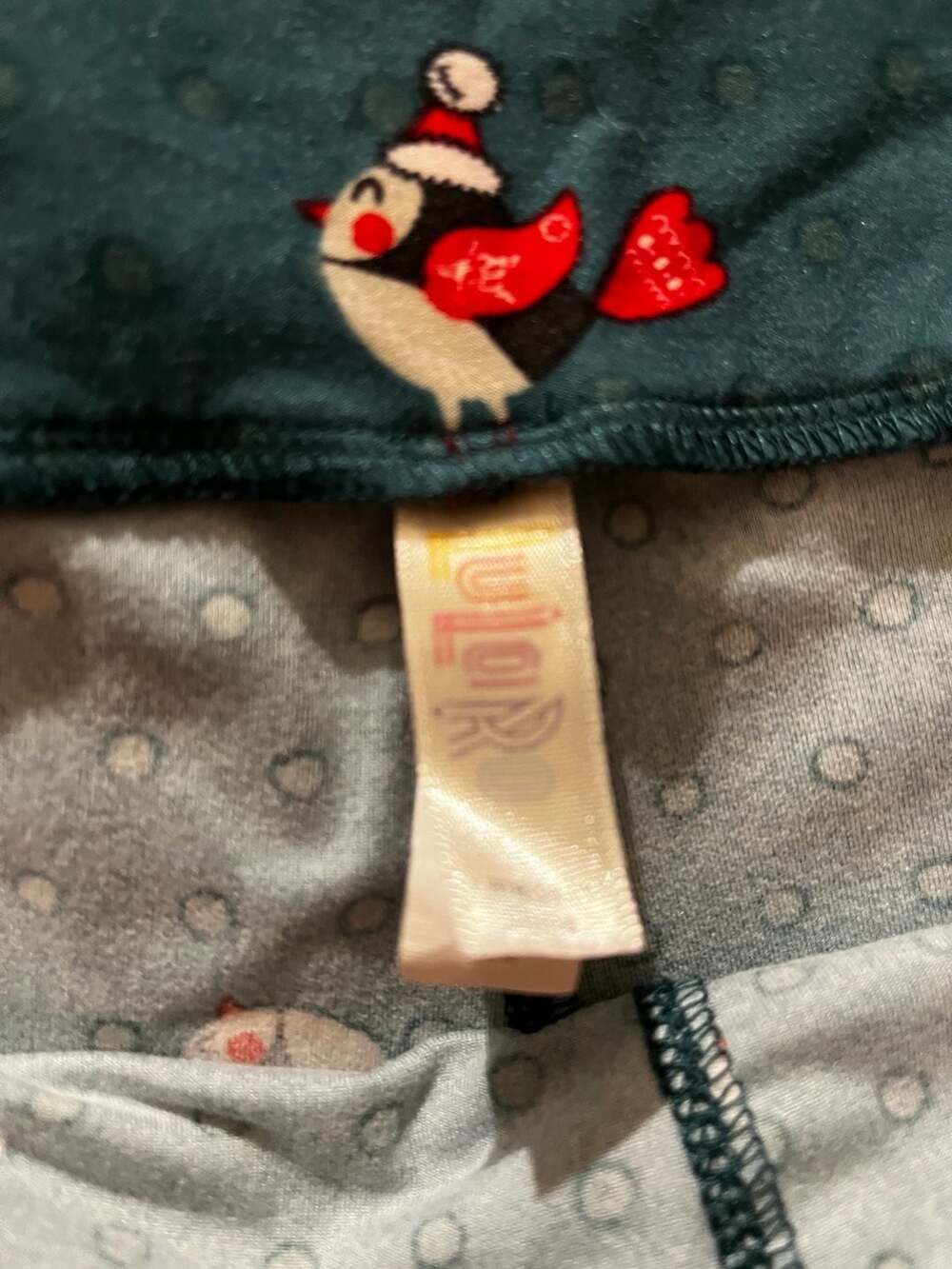 LuLaRoe Leggings OS Green Christmas penguins